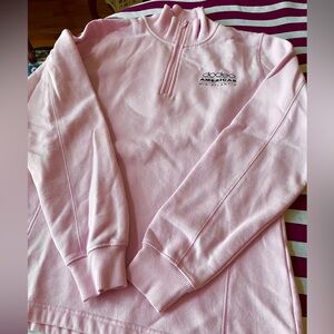 Size Small Pink, DoDEA 1/4 Zip Pullover